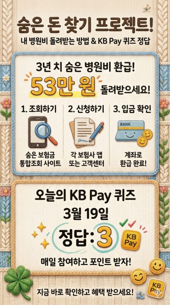 KB페이 오늘의 퀴즈 정답 공개(2026년 3월 19일)
