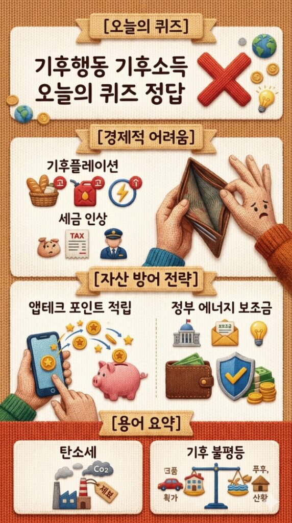 기후행동 기회소득 오늘의 퀴즈 정답 2026년 3월 20일