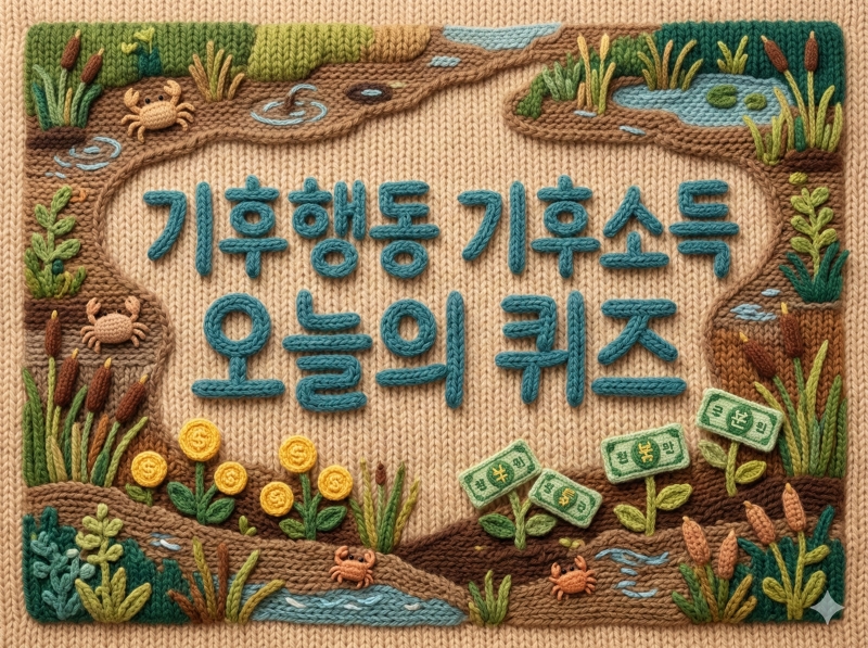 기후행동 기회소득 오늘의 퀴즈 정답 3월6일