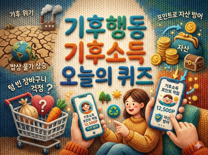 기후행동기회소득오늘의퀴즈정답(2026년 3월 2일)